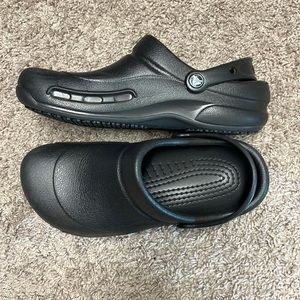 Crocs bistro healthcare clogs black M8/W10